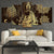 Relaxed Buddha Multi Panel Canvas Wall Art 3 pieces