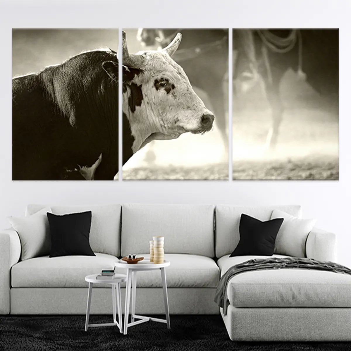 Rodeo Bull Wall Art-Stunning Canvas Prints