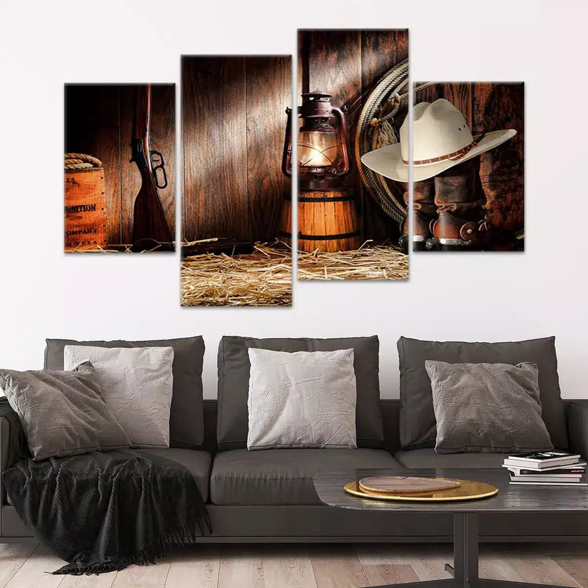Rodeo Equipment Wall Art Canvas Print-Stunning Canvas Prints