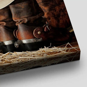 Rodeo Equipment Wall Art Canvas Print-Stunning Canvas Prints