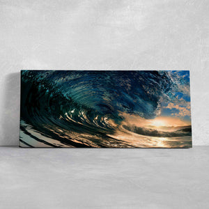 Ocean-themed decor canvas bringing a dynamic and refreshing feel to any space.