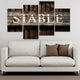 Horse Stable Sign Wall Art Canvas Print-Stunning Canvas Prints