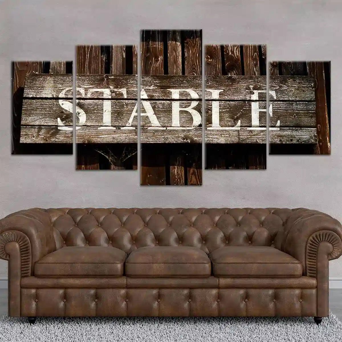 Horse Stable Sign Wall Art Canvas Print-Stunning Canvas Prints