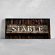 Horse Stable Sign Wall Art Canvas Print-Stunning Canvas Prints