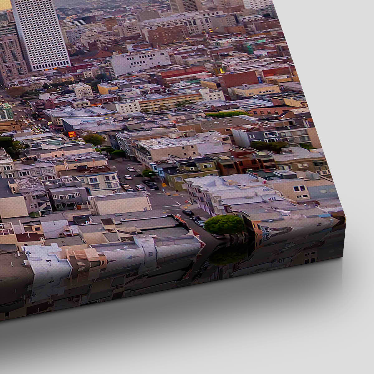 San Francisco Skyline At Sunset Wall Art Canvas-Stunning Canvas Prints