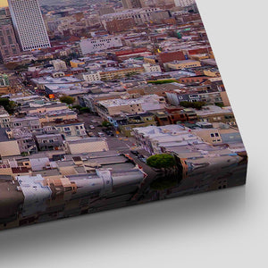 San Francisco Skyline At Sunset Wall Art Canvas-Stunning Canvas Prints