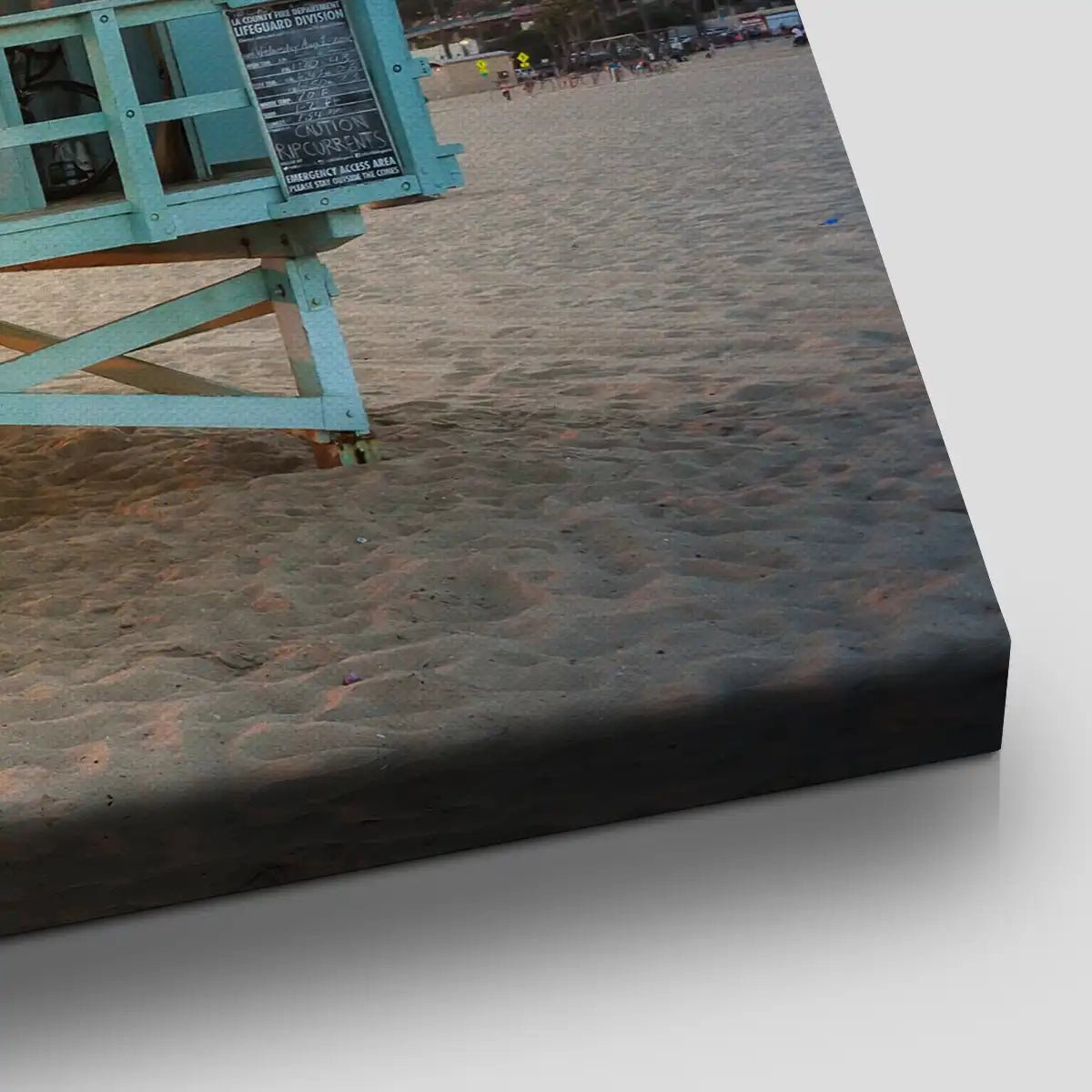 Santa Monica Lifeguard Tower Wall Art Canvas-Stunning Canvas Prints