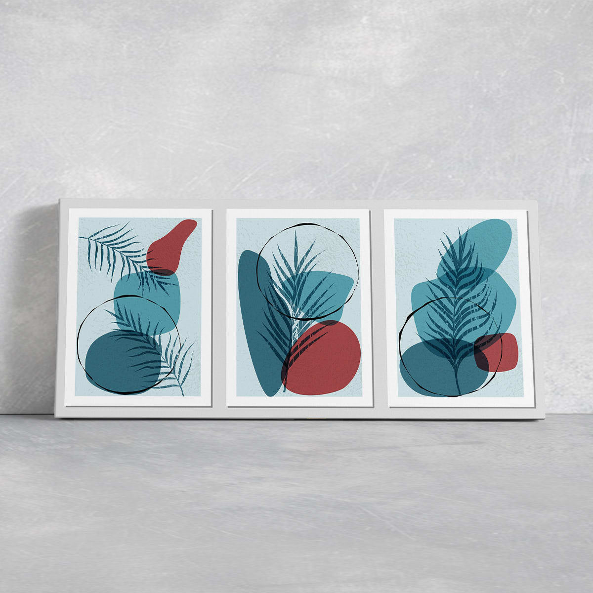 Scandinavian Abstract Palm Wall Art-Stunning Canvas Prints