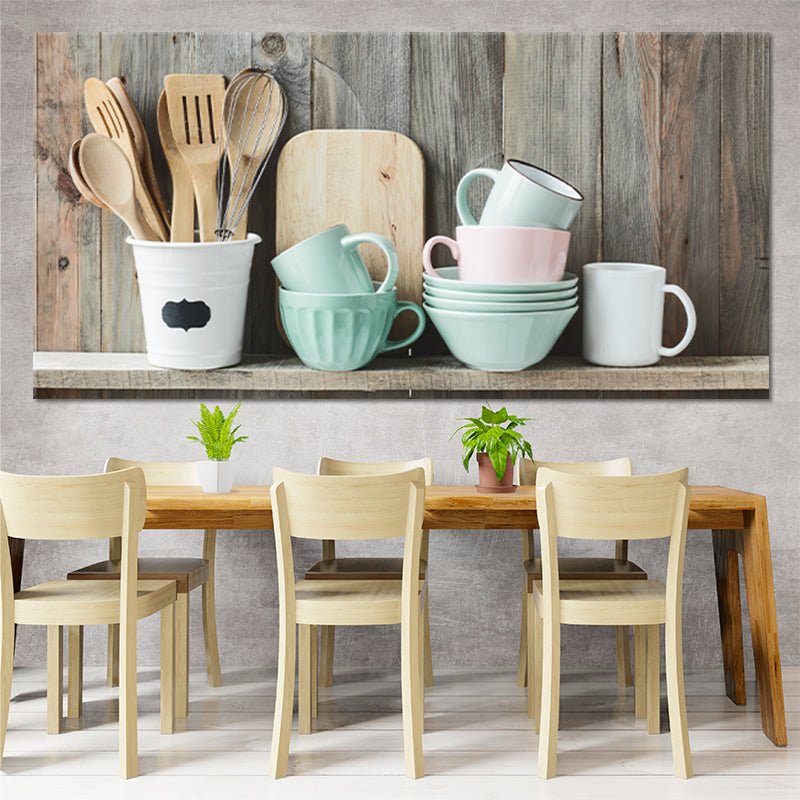 Shabby Chic Kitchen Wall Art Canvas Print-Stunning Canvas Prints