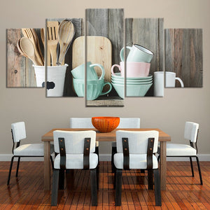 Shabby Chic Kitchen Wall Art Canvas Print-Stunning Canvas Prints