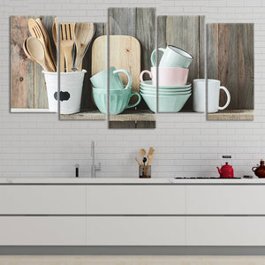 Shabby Chic Kitchen Wall Art Canvas Print-Stunning Canvas Prints