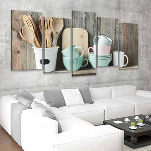 Shabby Chic Kitchen Wall Art Canvas Print-Stunning Canvas Prints
