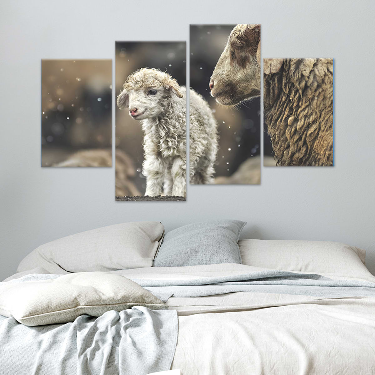 Baby Lamb Wall Art Canvas-Stunning Canvas Prints