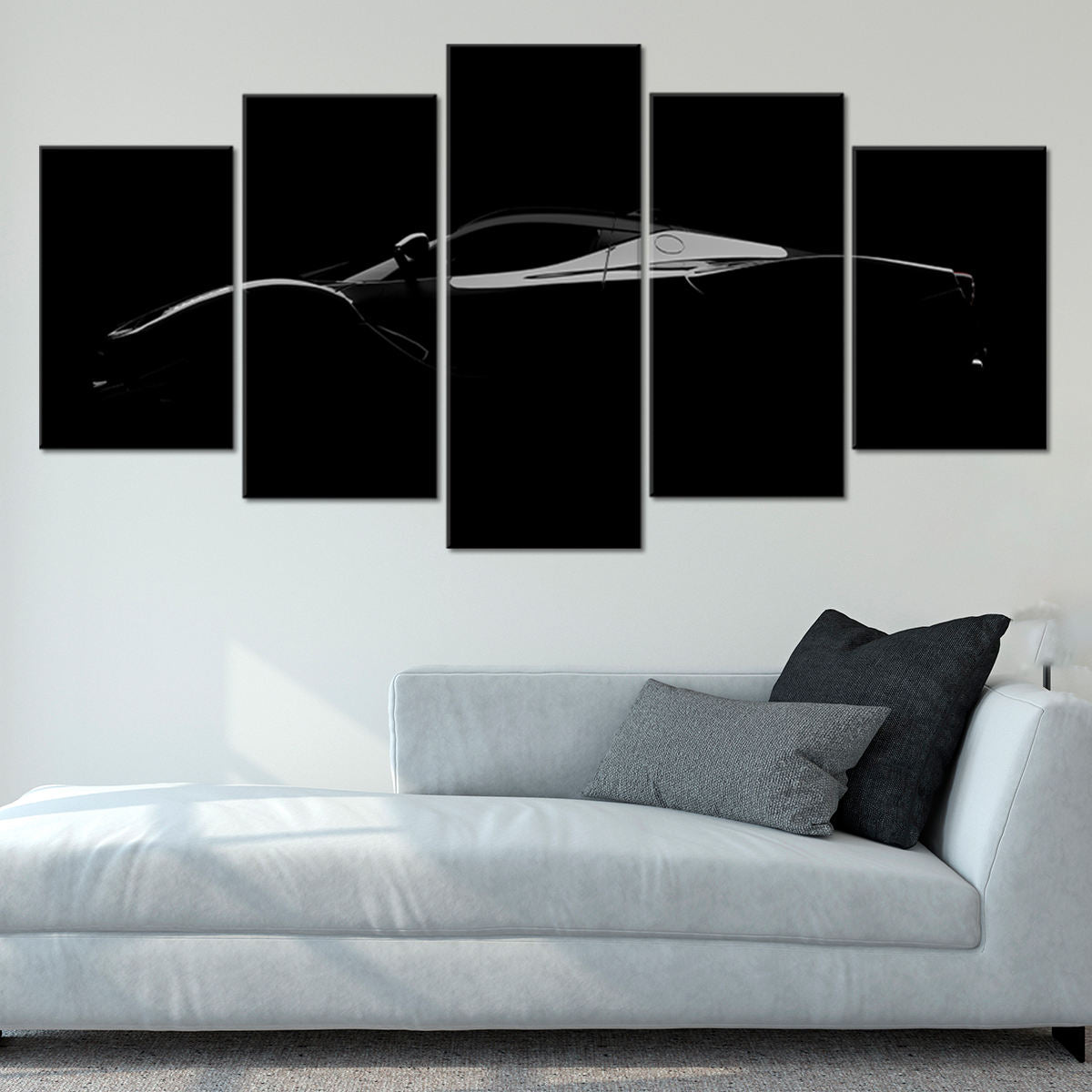 Black McLaren Car Wall Art For Office Wall-Stunning Canvas Prints