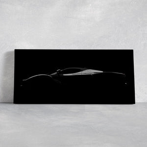 Black McLaren Car Wall Art For Office Wall-Stunning Canvas Prints