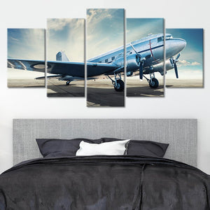 Douglas DC3 Airplane Wall Art Canvas Print-Stunning Canvas Prints