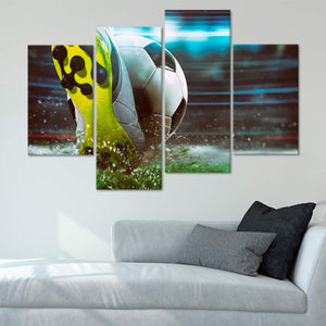 Intense Soccer Wall Art Canvas Print-Stunning Canvas Prints