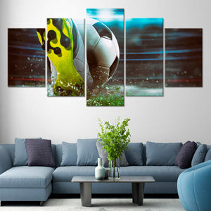 Intense Soccer Wall Art Canvas Print-Stunning Canvas Prints