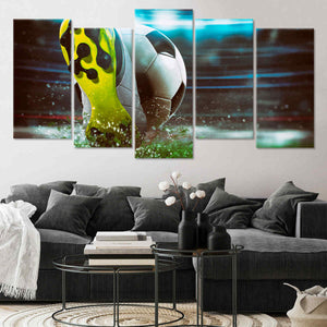 Intense Soccer Wall Art Canvas Print-Stunning Canvas Prints