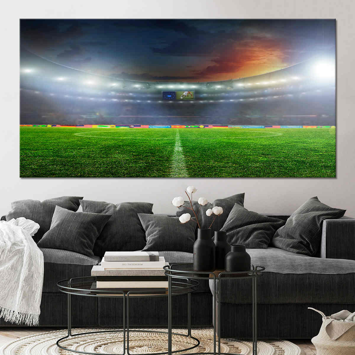 Soccer Stadium Wall Art Canvas Print-Stunning Canvas Prints