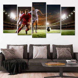 Soccer Game Wall Art Canvas Print-Stunning Canvas Prints
