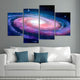 Spiral Galaxy Multi Panel Canvas Wall Art