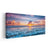 Splashing Ocean Wave On Sunset Wall Art