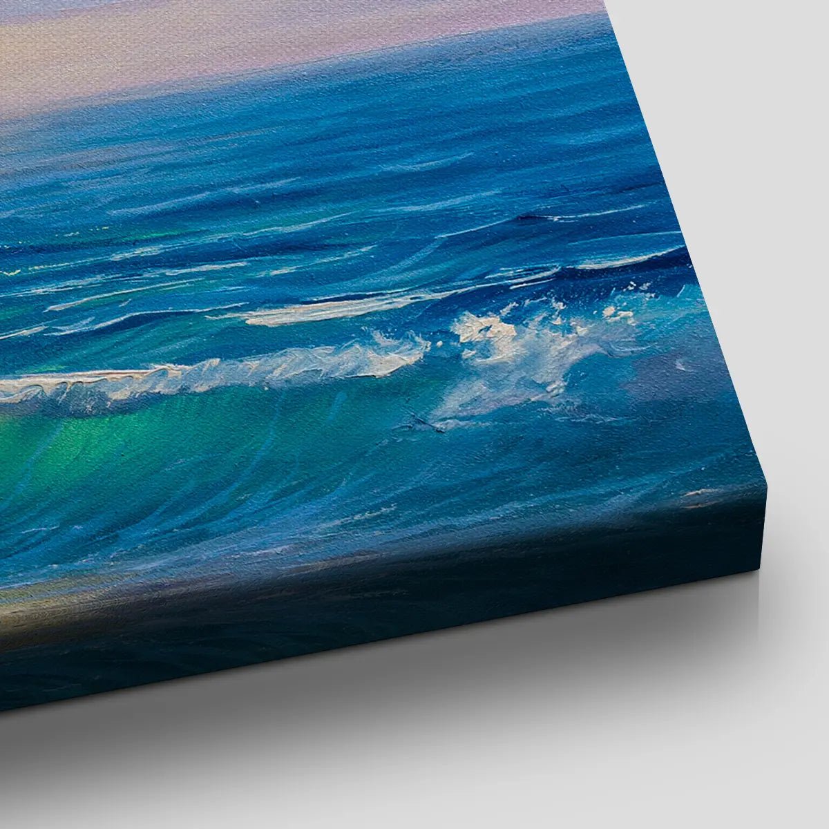 Sunset Beach Waves Wall Art Canvas-Stunning Canvas Prints
