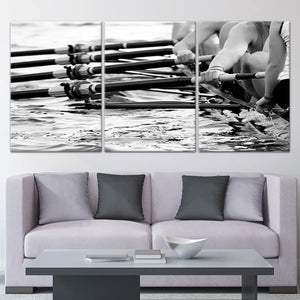 Rowing Team Wall Art Canvas Print-Stunning Canvas Prints