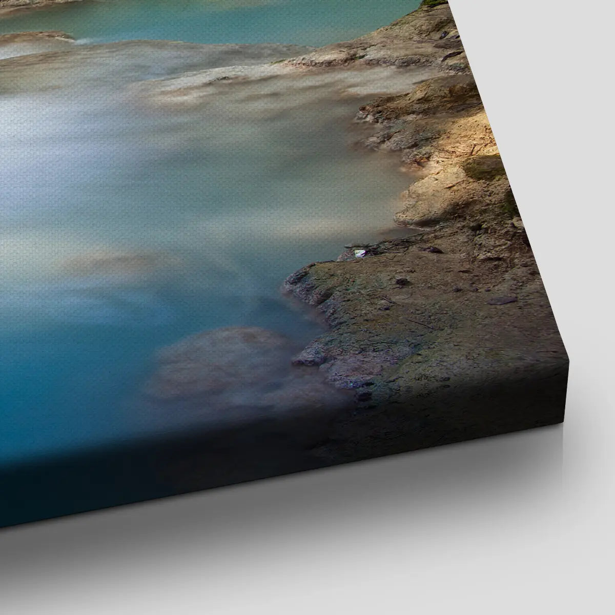 Turquoise Tropical Waterfall Wall Art Canvas-Stunning Canvas Prints