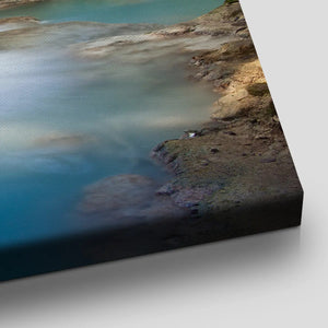 Turquoise Tropical Waterfall Wall Art Canvas-Stunning Canvas Prints