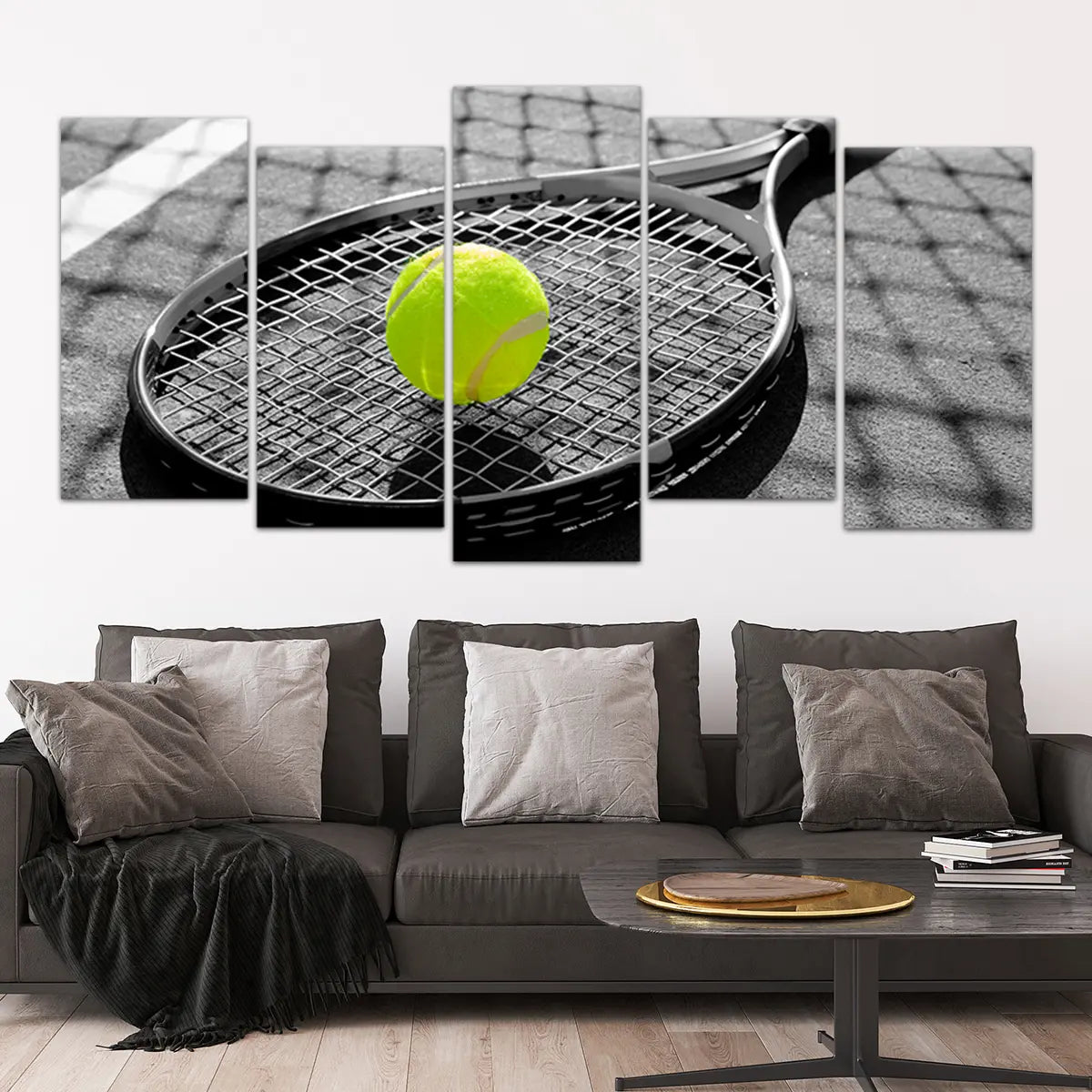 Tennis Racket Wall Art Canvas Print-Stunning Canvas Prints