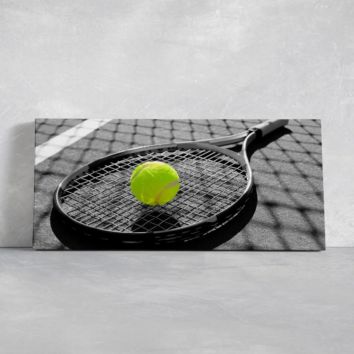 Tennis Racket Wall Art Canvas Print-Stunning Canvas Prints