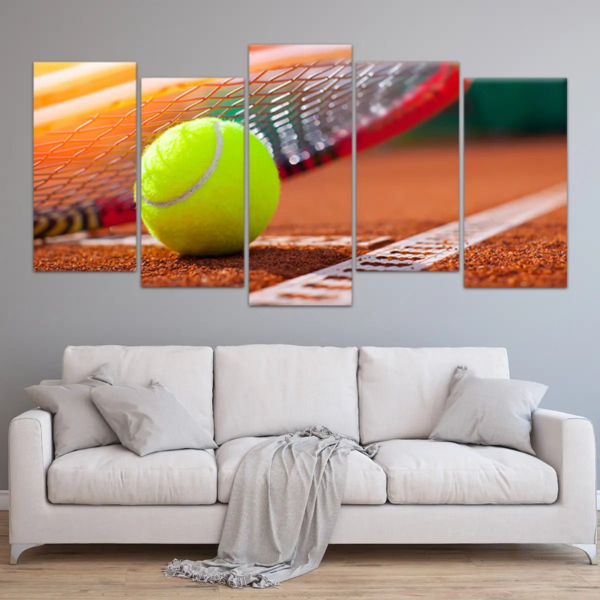 Tennis Ball Wall Art Multi panel Canvas l Stunning Canvas Prints