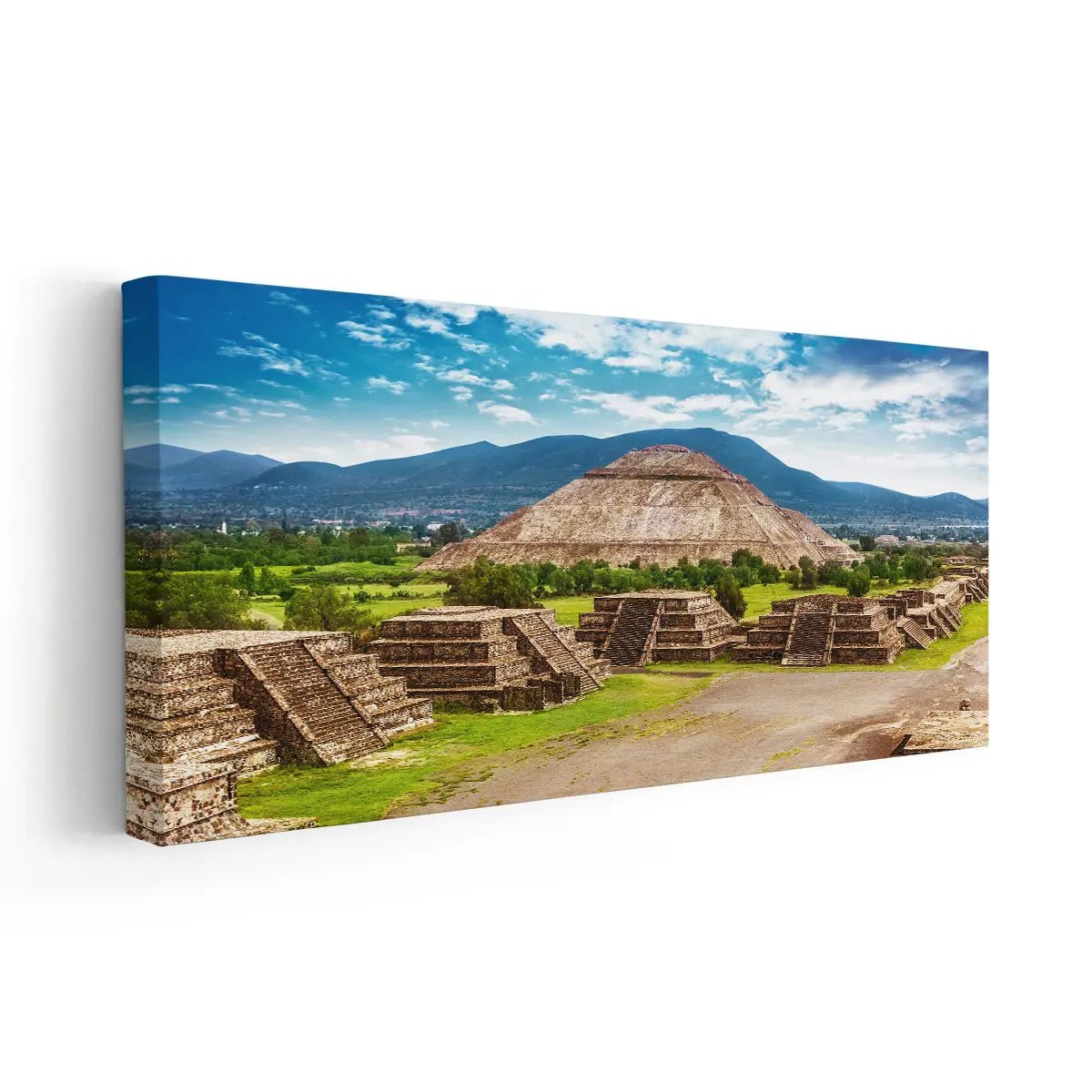 Teotihuacan Pyramids Wall Art-Stunning Canvas Prints