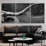 Longhorn Bull Wall Art-Stunning Canvas Prints