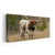 Longhorn In The pasture Wall Art-Stunning Canvas Prints