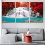 Thailand-Blue-Waterfall-Multi-Panel-Canvas-Wall-Art