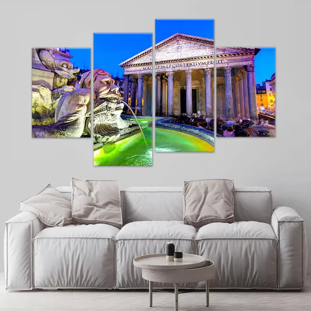 The Rome Pantheon Wall Art Canvas-Stunning Canvas Prints