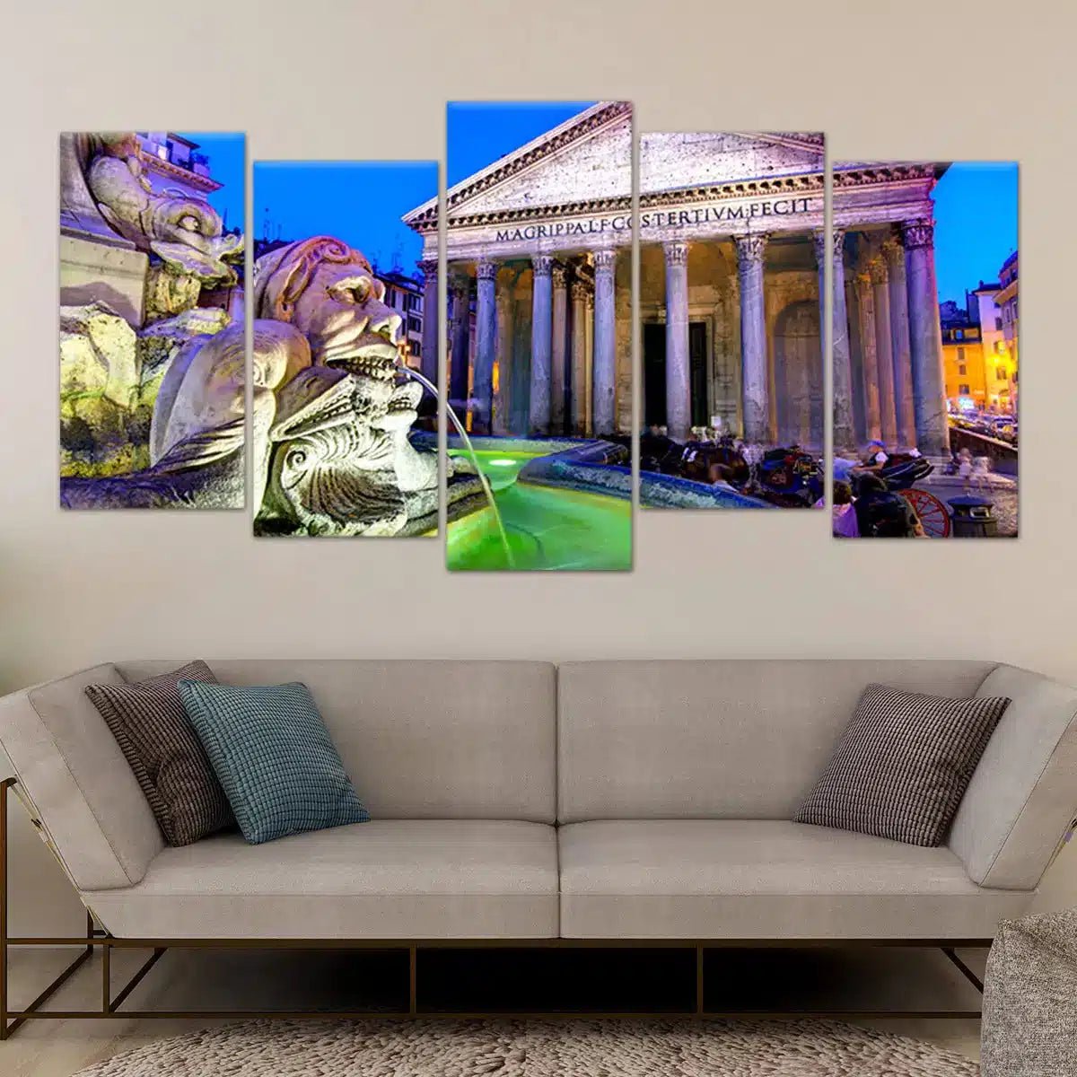 The Rome Pantheon Wall Art Canvas-Stunning Canvas Prints