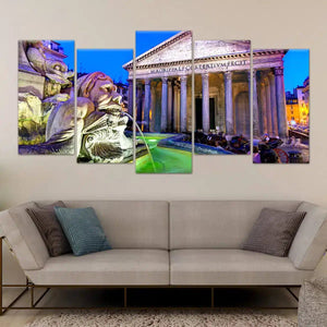 The Rome Pantheon Wall Art Canvas-Stunning Canvas Prints