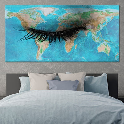 The Eye Of The World Multi Panel Canvas Wall Art 1 Piece