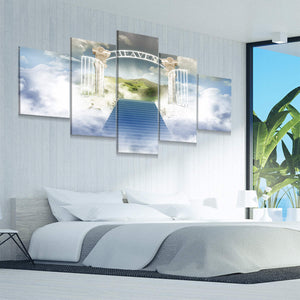 Heavenly Gate Artwork Canvas Print – christian canvas pictures, christian wall hangings, framed christian artwork, christian inspirational wall art, christian home decor wall art