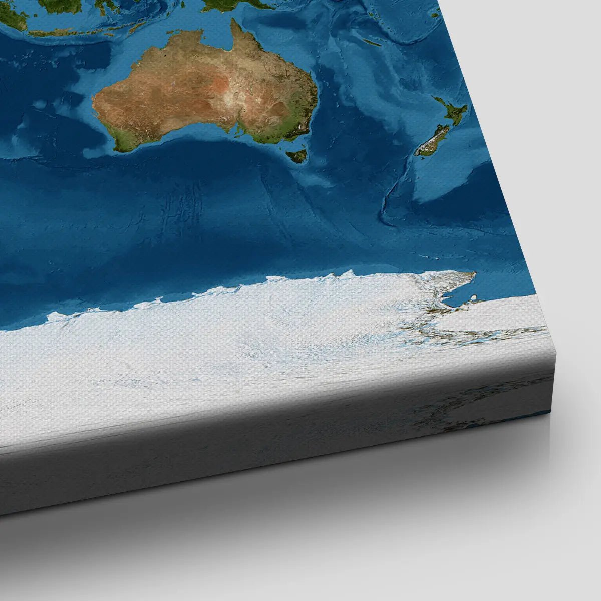 Topography World Map Wall Art-Stunning Canvas Prints