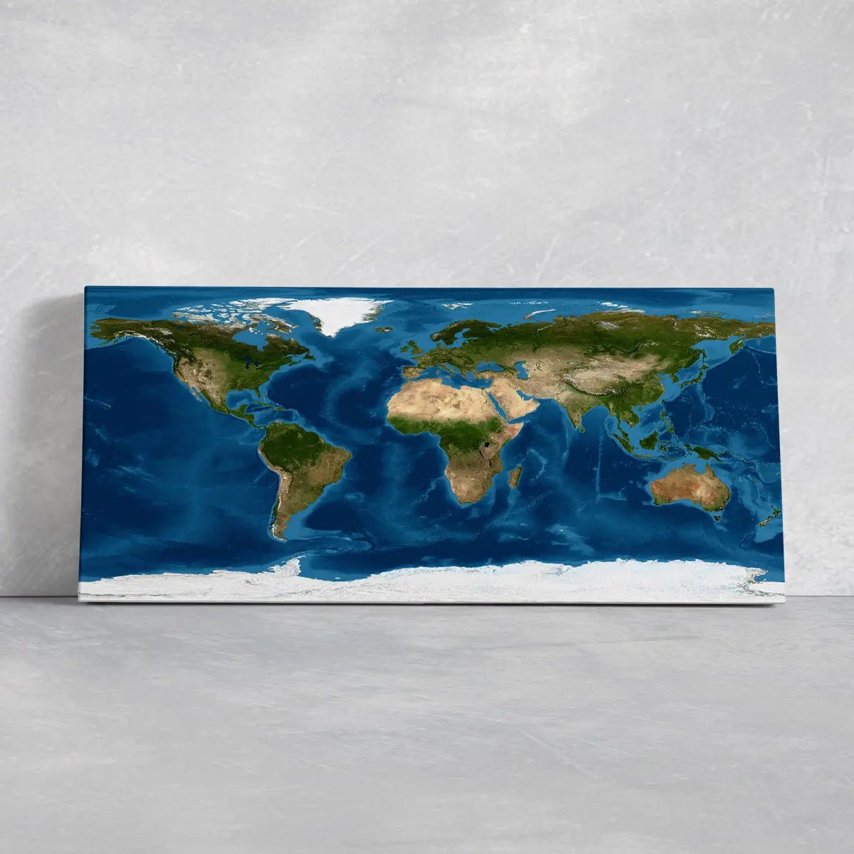 Topography World Map Wall Art-Stunning Canvas Prints