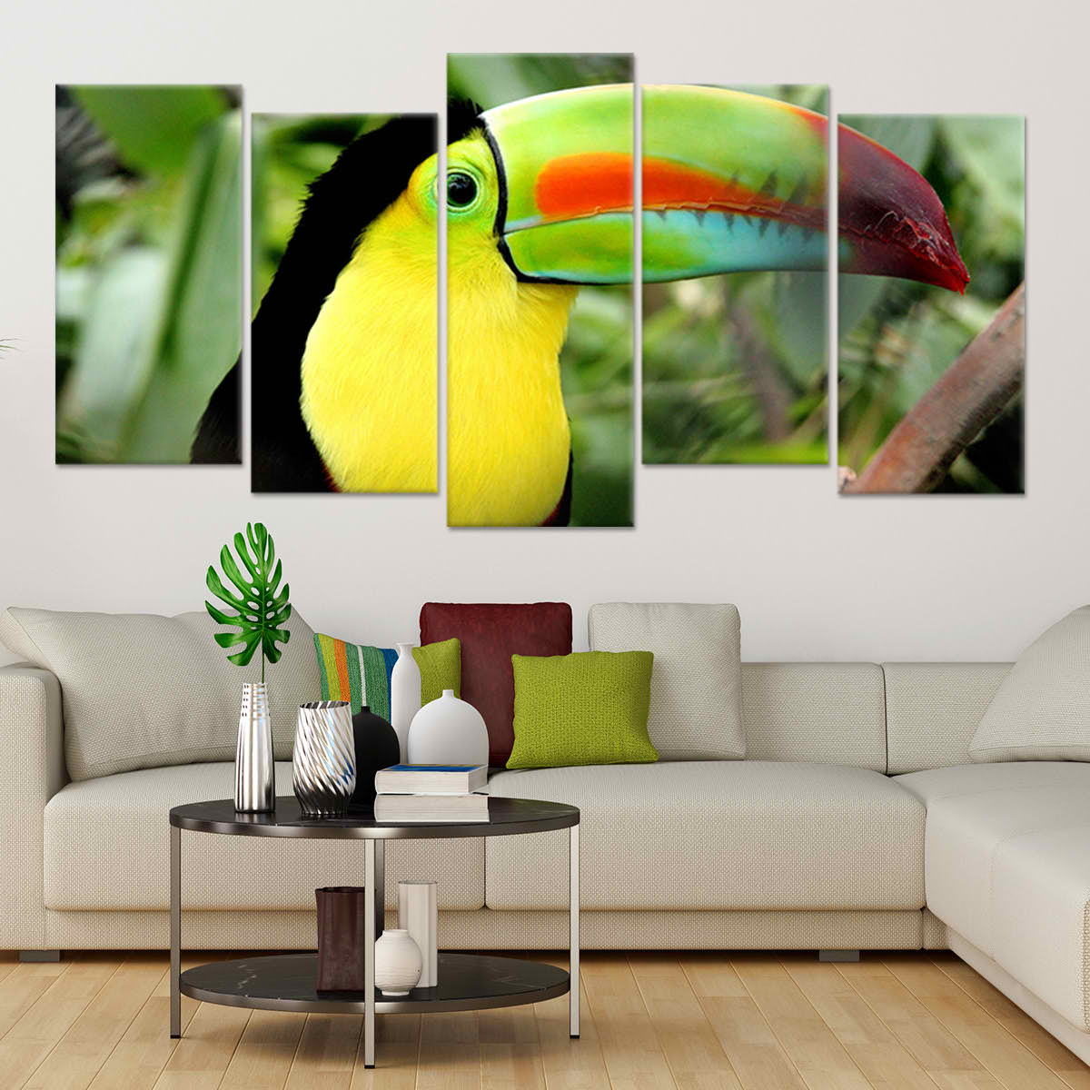 Colorful Toucan Wall Art Canvas-Stunning Canvas Prints