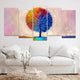 Colorful Tree Of Life Wall Art Canvas Print-Stunning Canvas Prints