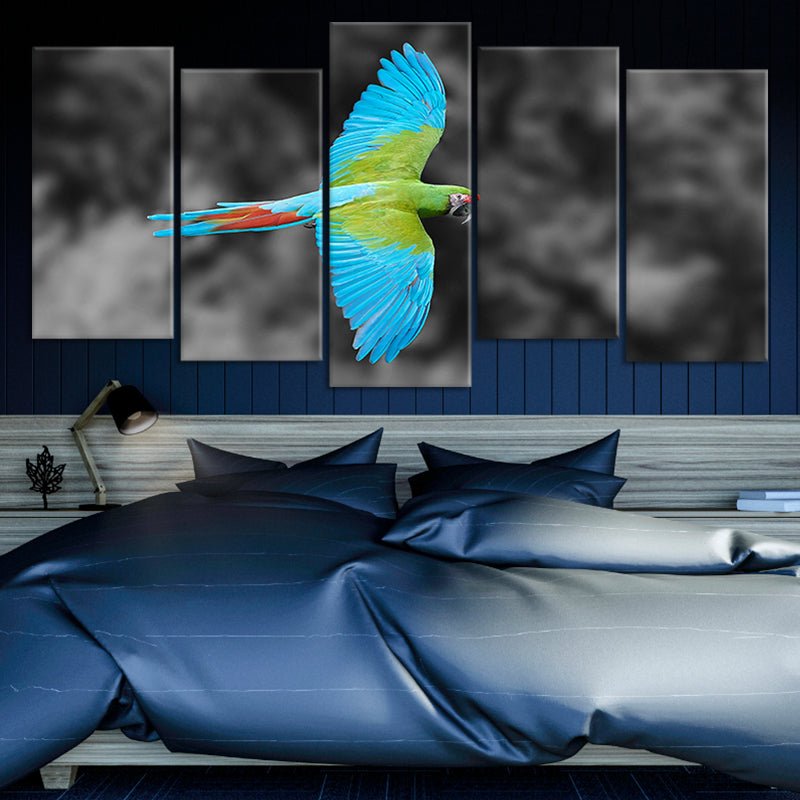 Tropical Macaw Parrot Wall Art Canvas-Stunning Canvas Prints