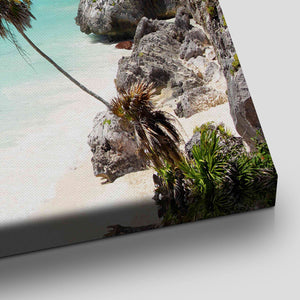 Tulum Beach Cliffs Wall Art Canvas-Stunning Canvas Prints