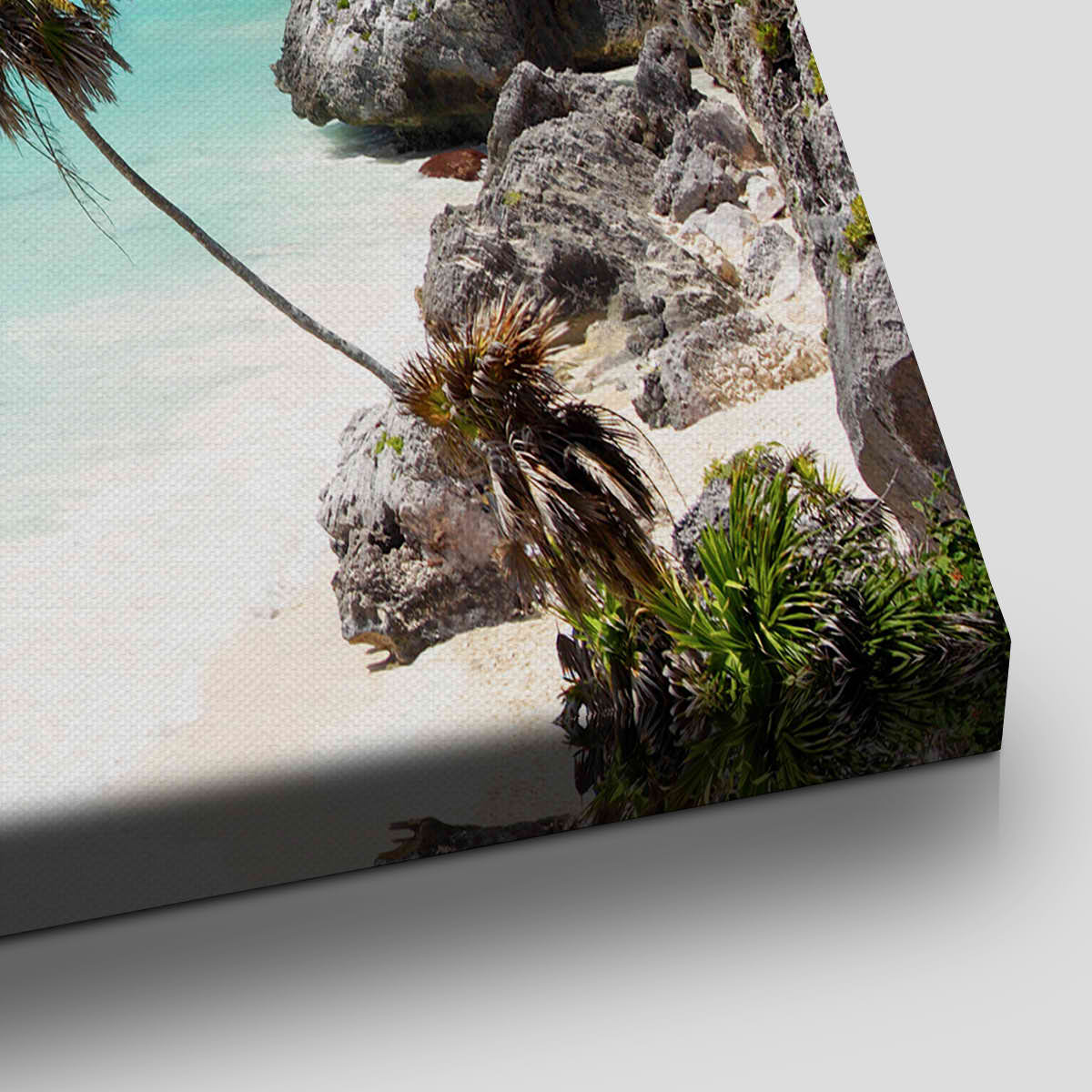 Tulum Beach Cliffs Wall Art Canvas-Stunning Canvas Prints